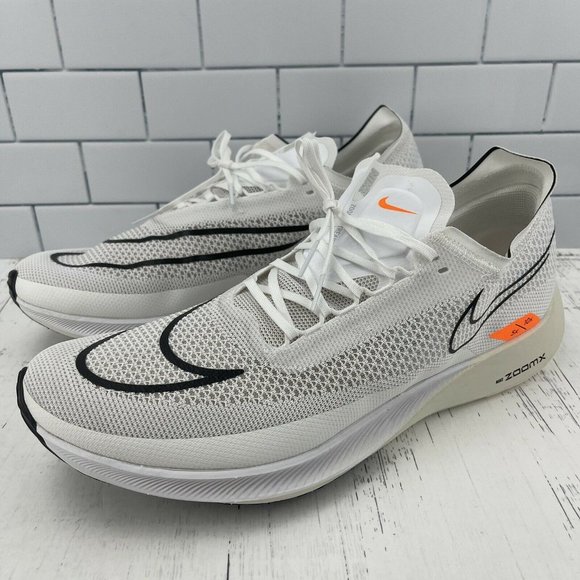 Nike Running Shoes Size 12 Mens ZoomX Streakfly 5K 10K White Lightweight Racing - Picture 3 of 12